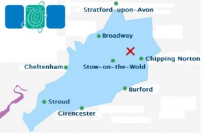 Cotswolds B&B Map - Little Compton