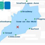 Cotswolds B&B Map – Northleach