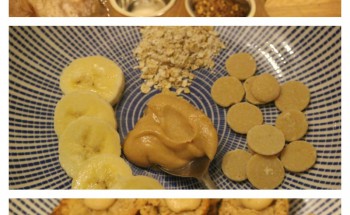 Peanut Butter and Banana Flapjack for Dogs