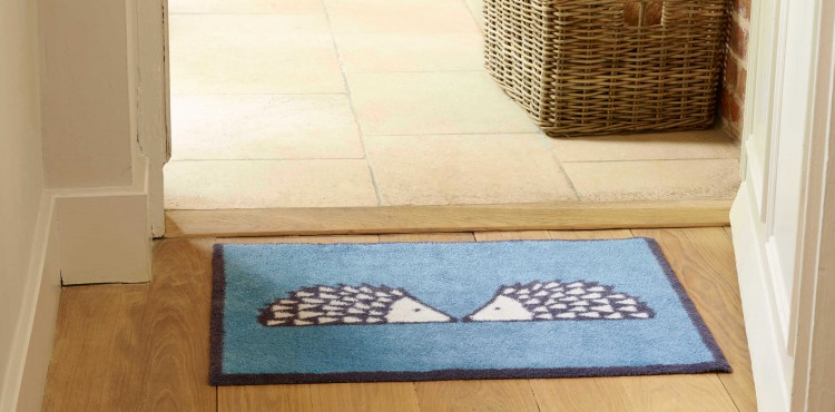 Blue Hedgehog Turtle Mat doormat