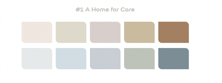 Dulux 2020 Palette 1 - A Home for Care