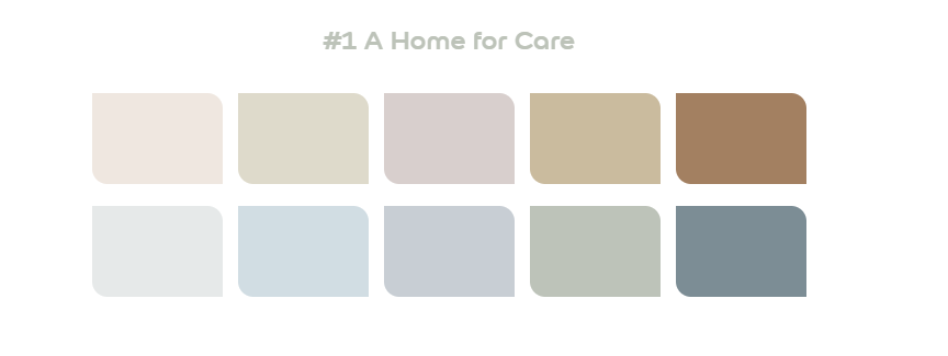 Dulux 2020 Palette 1 - A Home for Care