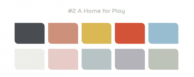 Dulux 2020 Palette 2 - A Home for Play