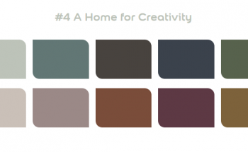 Dulux 2020 Palette 4 – A Home for Creativity