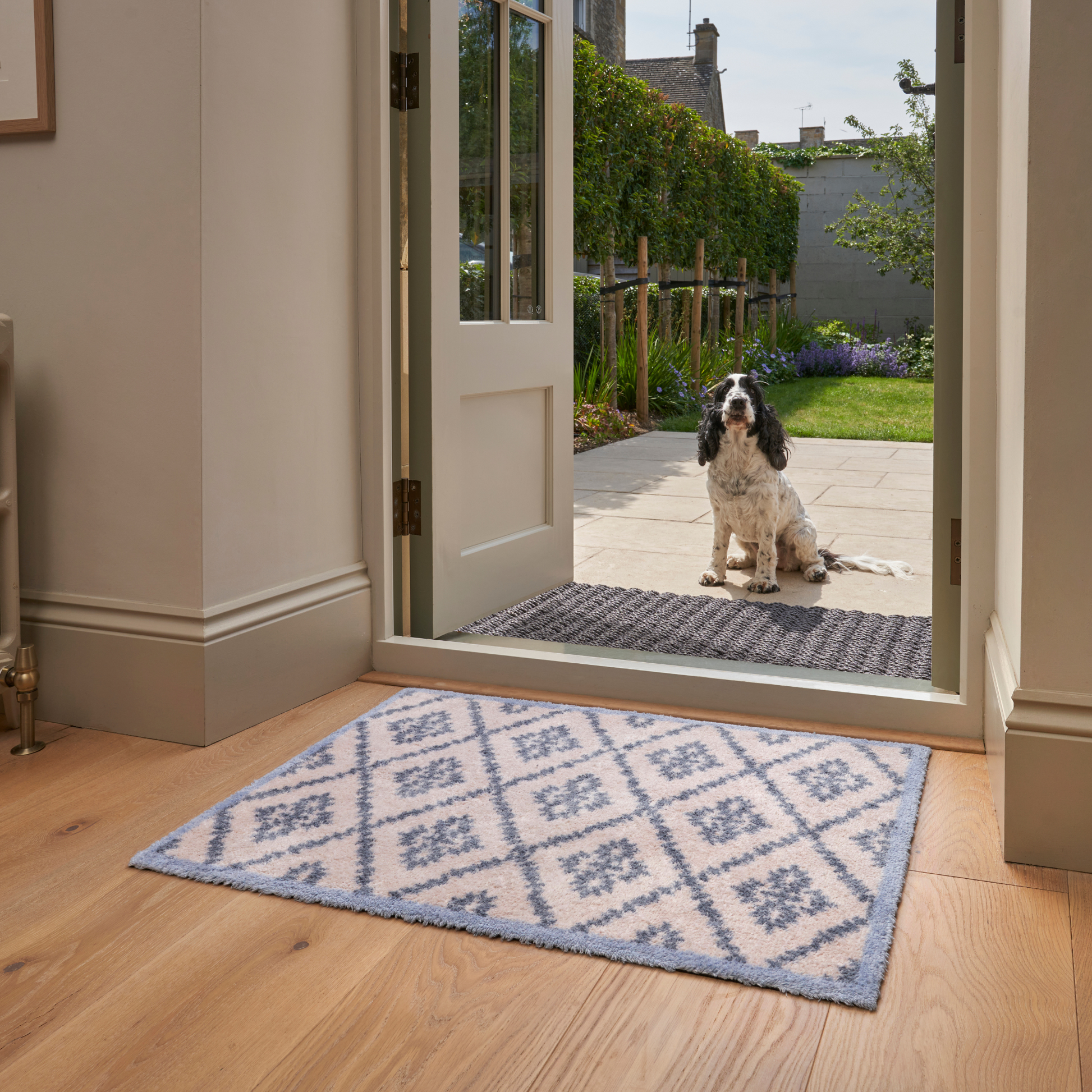 Caraway Neutral with Dog - Sanderson - Turtle Mat