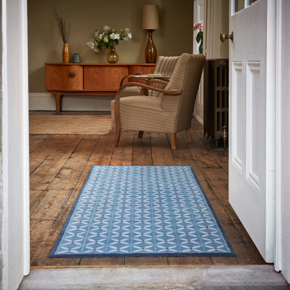Flower Fields Blue - Dee Hardwicke - Turtle Mat