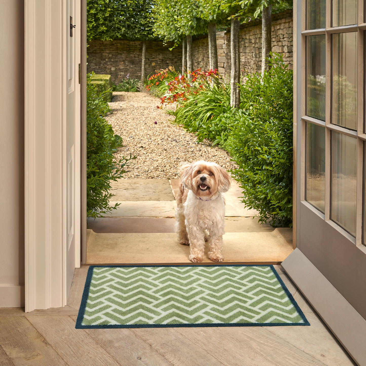 Herringbone Green