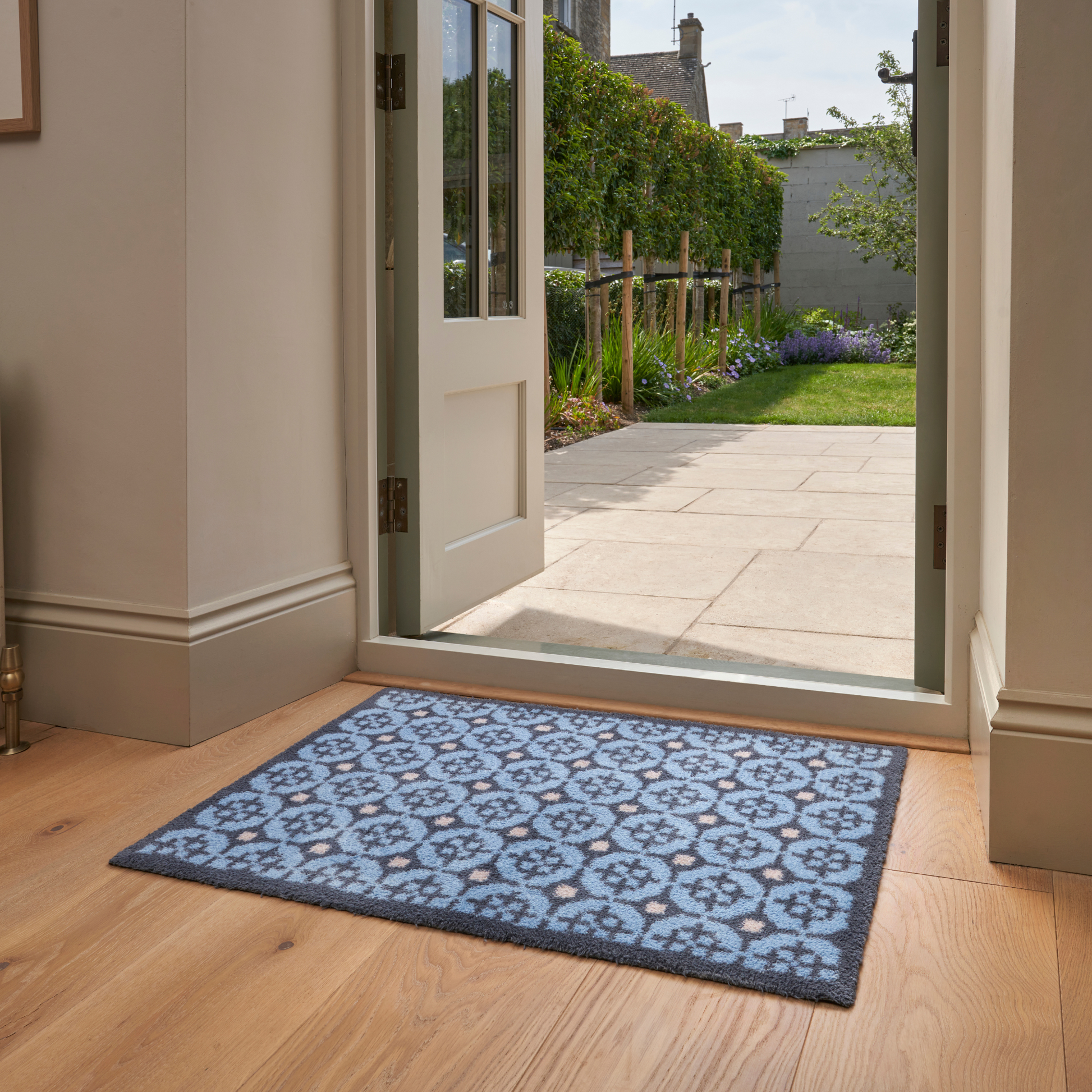 Parterre Blue - Dee Hardwicke - Turtle Mat