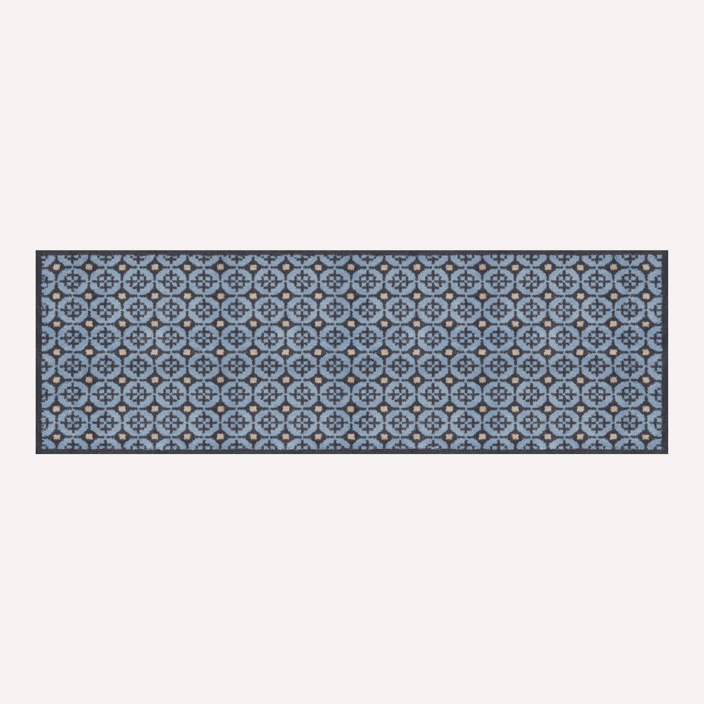 Parterre Blue - 75x200cm - Dee Hardwicke