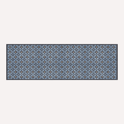 Parterre Blue - 75x200cm - Dee Hardwicke