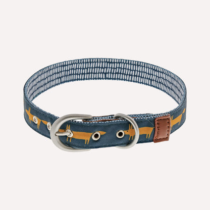 Mr Fox Dog Collar Midnight - Large