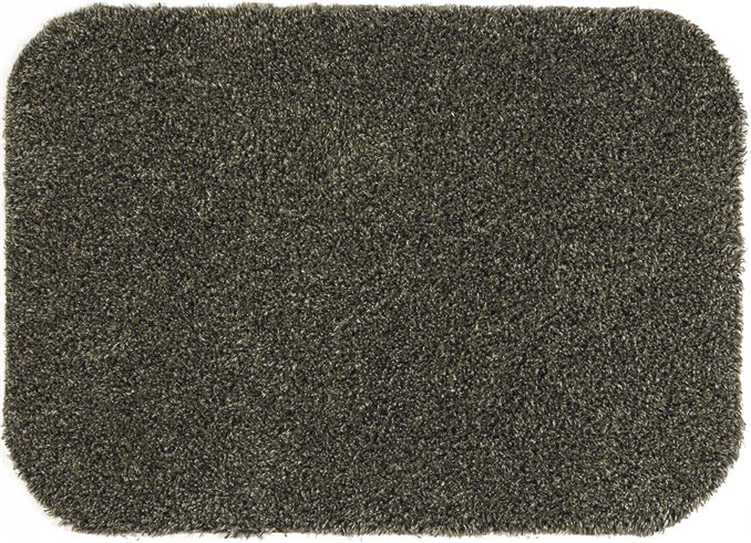 Dean Indoor/Outdoor Walk-Off Entrance Carpet Door Mat/Rug - Black - 4' x 6